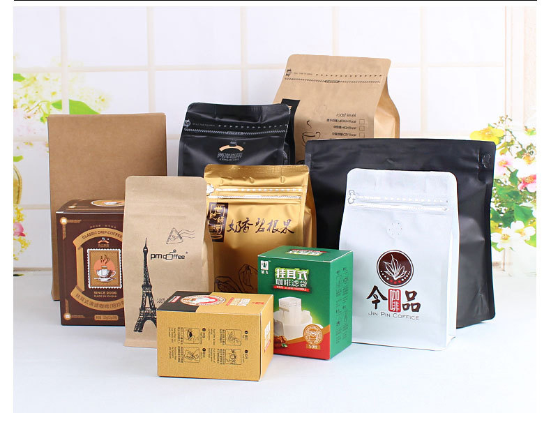 3652 Various types of coffee bags